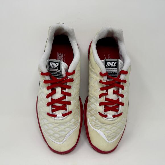 Nike Free TR Fit Training Shoes Womens 10 White Red K.3.3 Comfy Sporty Flexible - Picture 11 of 13
